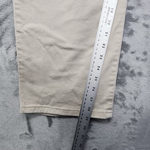 Riders Jeans Womens 22W PETITE Beige Tan Straight Leg Stretch Denim Casual - Picture 12 of 14